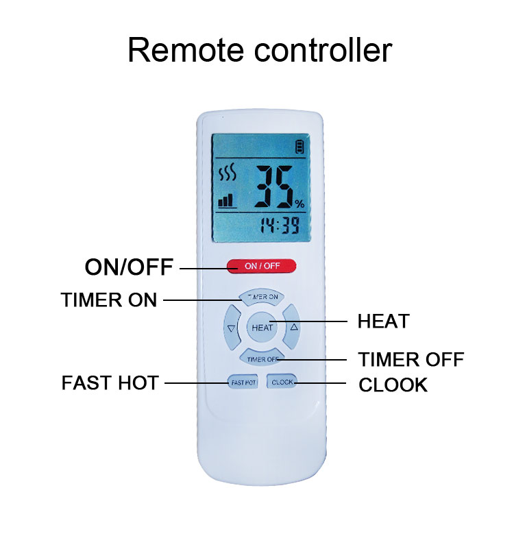 Heater remote control